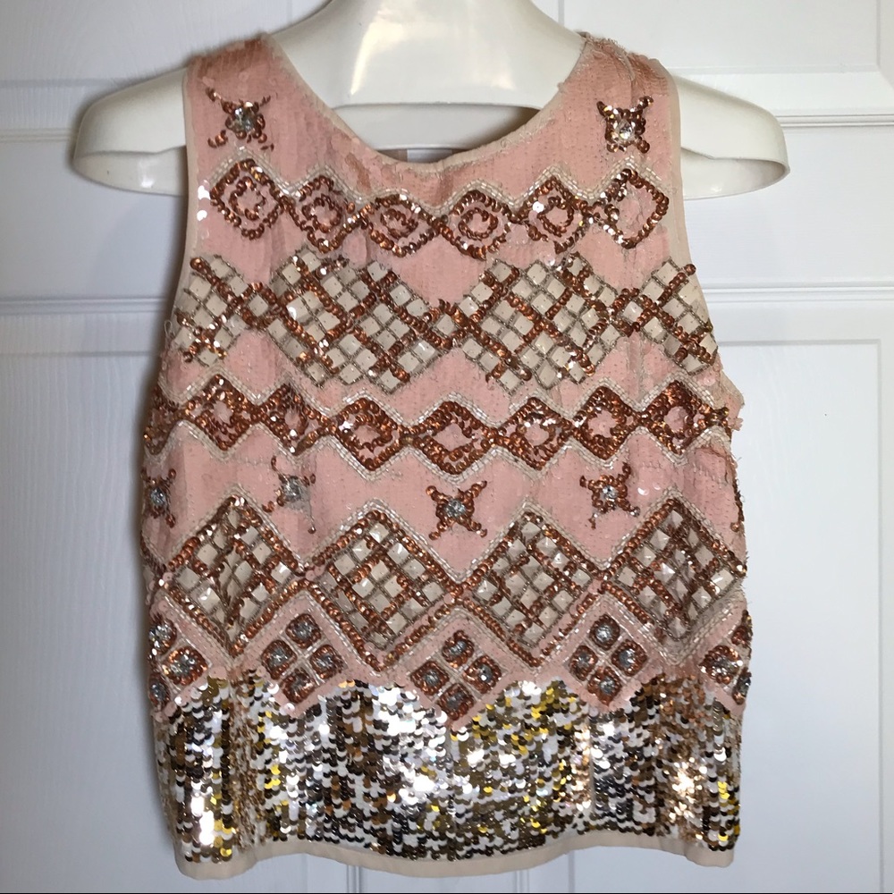 Forever 21 Exclusive Sleeveless Sequin Top
